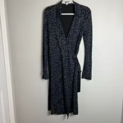 Diane von Furstenberg - "Micro" Purple Wrap Dress