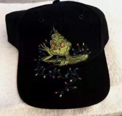 Dr. Seuss - Grinch Crushed Velvet Cap Hat