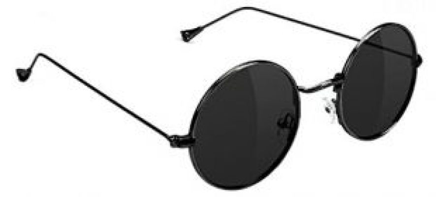 Glassy - Mayfair Round Retro Lennon Sunglasses