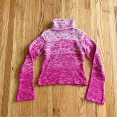 Laundry by Shelli Segal - Turtleneck Pink Ombre Sweater