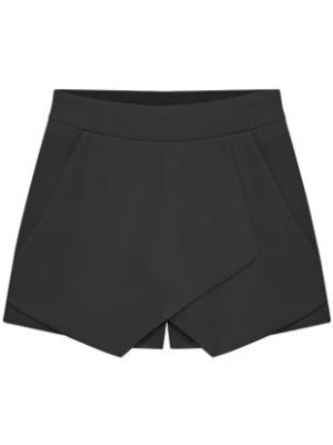 Romwe - Short Slim Skirt, Black