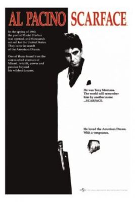 Scarface Movie Maxi Poster (Al Pacino, Black and White)