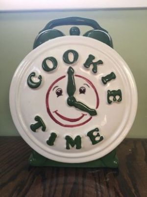 Treasure Craft - Cookie Time Jar Figural Alarm Clock