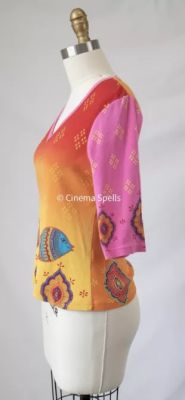 Pink and Orange Fish Top