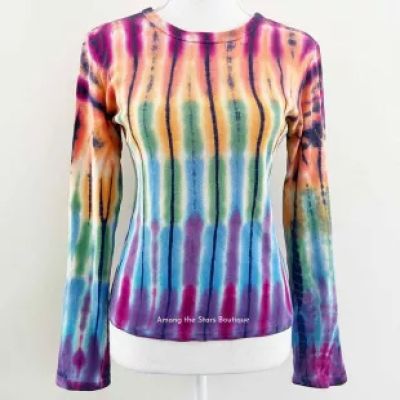Vintage 90s - Tie Dye Long Sleeves Top