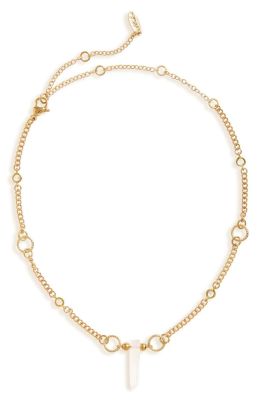 Quartz Pendant Necklace