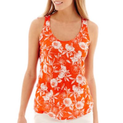 Racerback Linen Tank Top