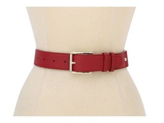 red leather belt