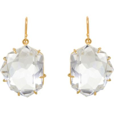 Rock Crystal Drop Earrings