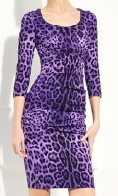 Ruched Stretch Cady Dress