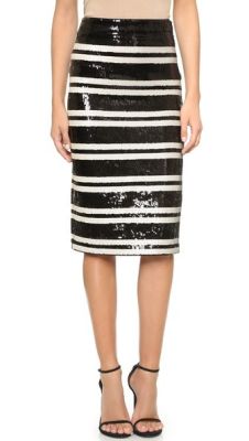 Rue Embellished Pencil Skirt