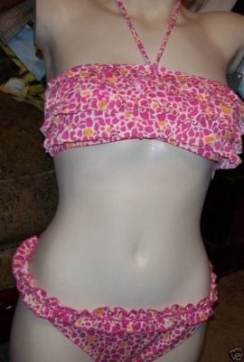 Ruffle Bandeau Bikini