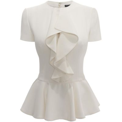 Ruffle Peplum Top
