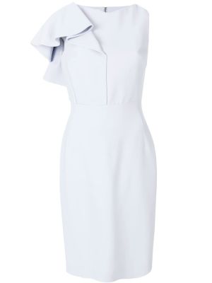 ruffle trim dress