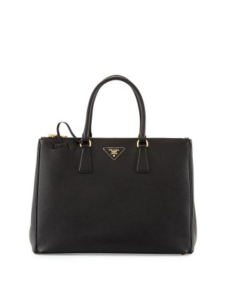 Saffiano Medium Executive Tote Bag, Black (Nero)