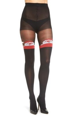 Santa Pattern Tights