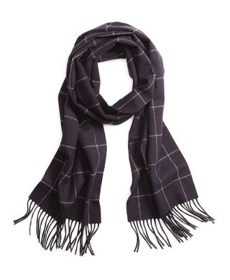 Saxxon® Wool Windowpane Scarf