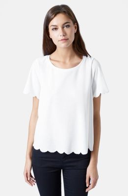 Scallop Frill Tee