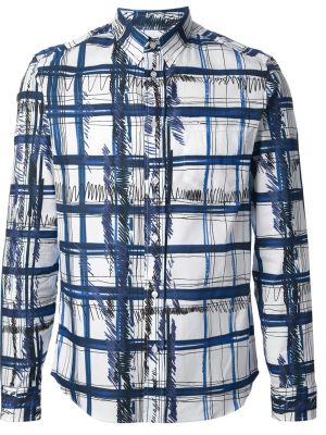 'Scribble Check' Shirt