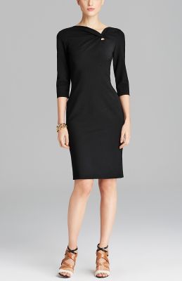 Scuba Knot Detail Dress