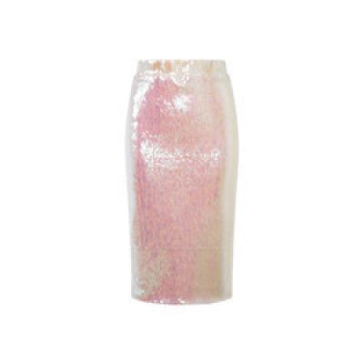 SEQUIN EMBELLISHED PENCIL SKIRT
