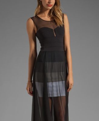 Sheer Maxi Tank Dress