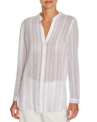 Sheer Striped Shirt