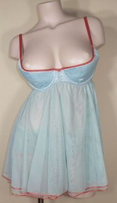 Sheer Trimmed Babydoll