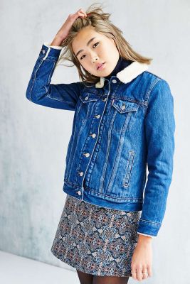 Sherpa Denim Trucker Jacket