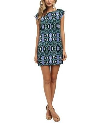 Shift Dress w/ Trimming