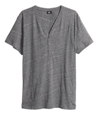 Short Sleeve Henley T-Shirt