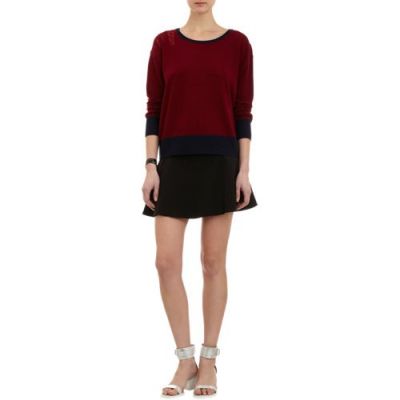 Shredded Shoulder Sweater