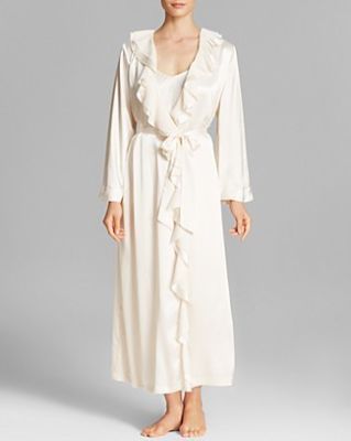 Signature Satin Long Robe