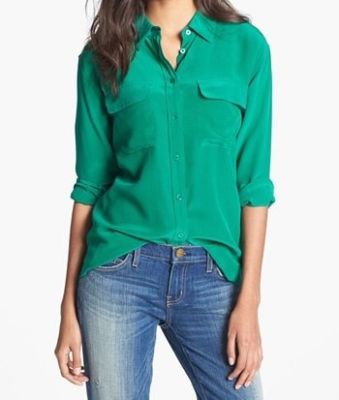 'Signature' Silk Shirt