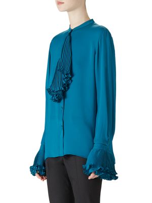 Silk Button-Down Shirt