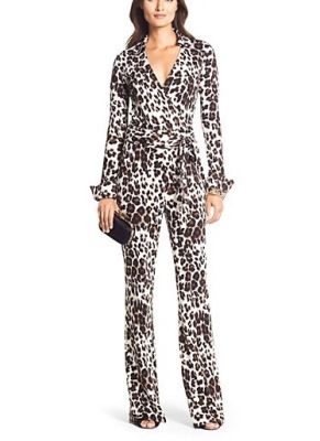 Silk Jersey Wrap Jumpsuit
