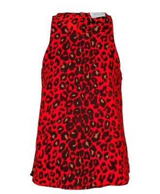 Silk Leopard Printed Top