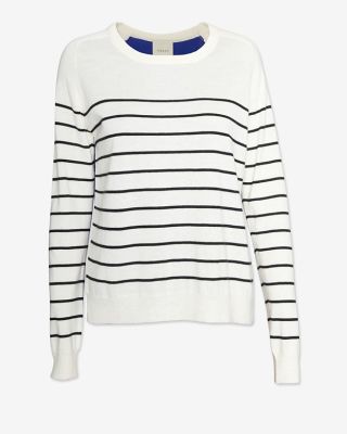 Silk striped sweater