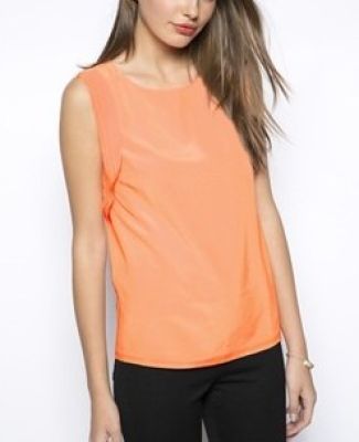 Silk Top with Ruffle Sleeves