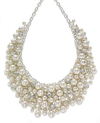 Silver Bib Necklace