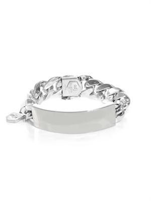 Silver ID bracelet
