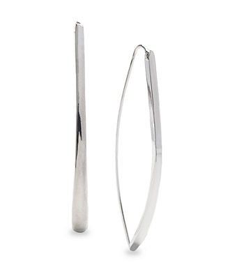 Silver Tone Long Earrings