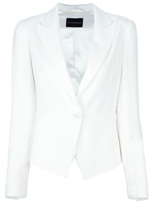Single Button Blazer in Grey