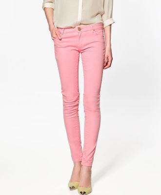 Skinny Jeans in Pink