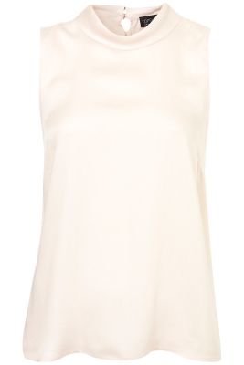 Sleeveless Roll Neck Shell
