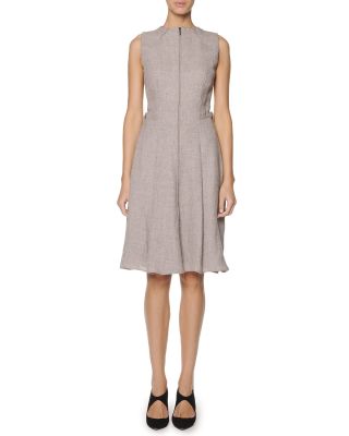 Sleeveless Zip-Front Dress
