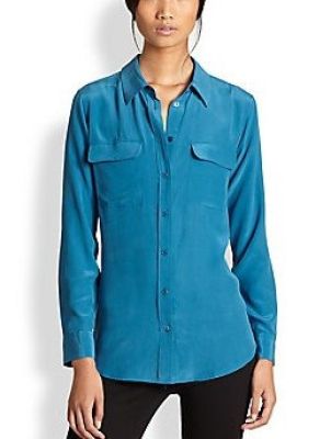 Slim Signature Silk Shirt