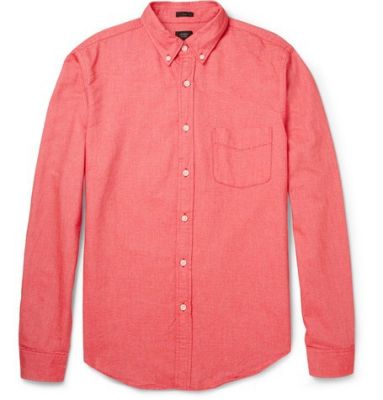 Slim-Fit Cotton Oxford Shirt