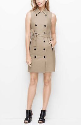Slvls Society Twill Trench Dress