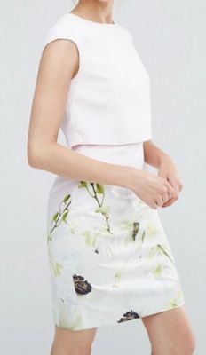 Sneha Layer Dress in Pearly Petals Prin
